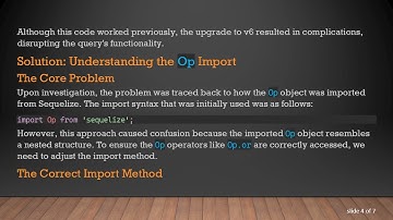 Understanding Op.or in Sequelize: Troubleshooting Dynamic Where Clauses in v6