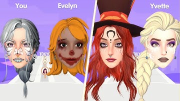 Makeup Battle 👸💄 All Levels Gameplay Trailer Android, iOS New Game MB1GP9