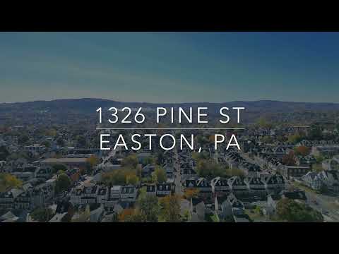 1326 Pine St, Easton, PA home video tour