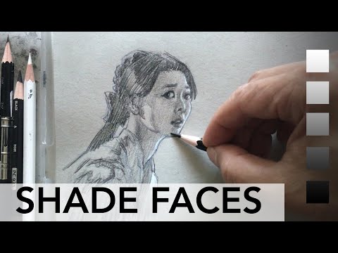 Wie man Schatten ein Gesicht mit Wert Shapes