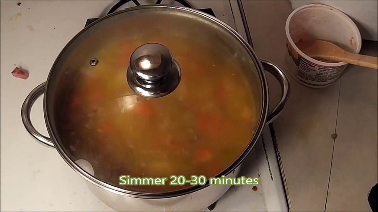 How To Make Classic Homemade Split Pea Soupe YouTube
