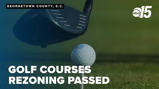 Georgetown Co. rezones golf courses; residents speak out