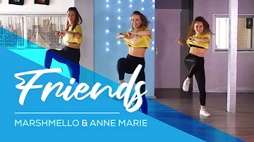 Friends - Marshmello & Anne Marie (Hbz Bounce Remix) Combat Fitness Dance Choreography - Baile