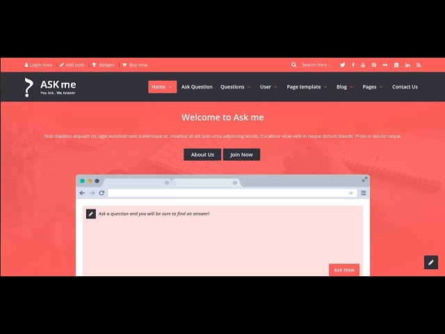 Question. Answer Website Ask Answer Websites