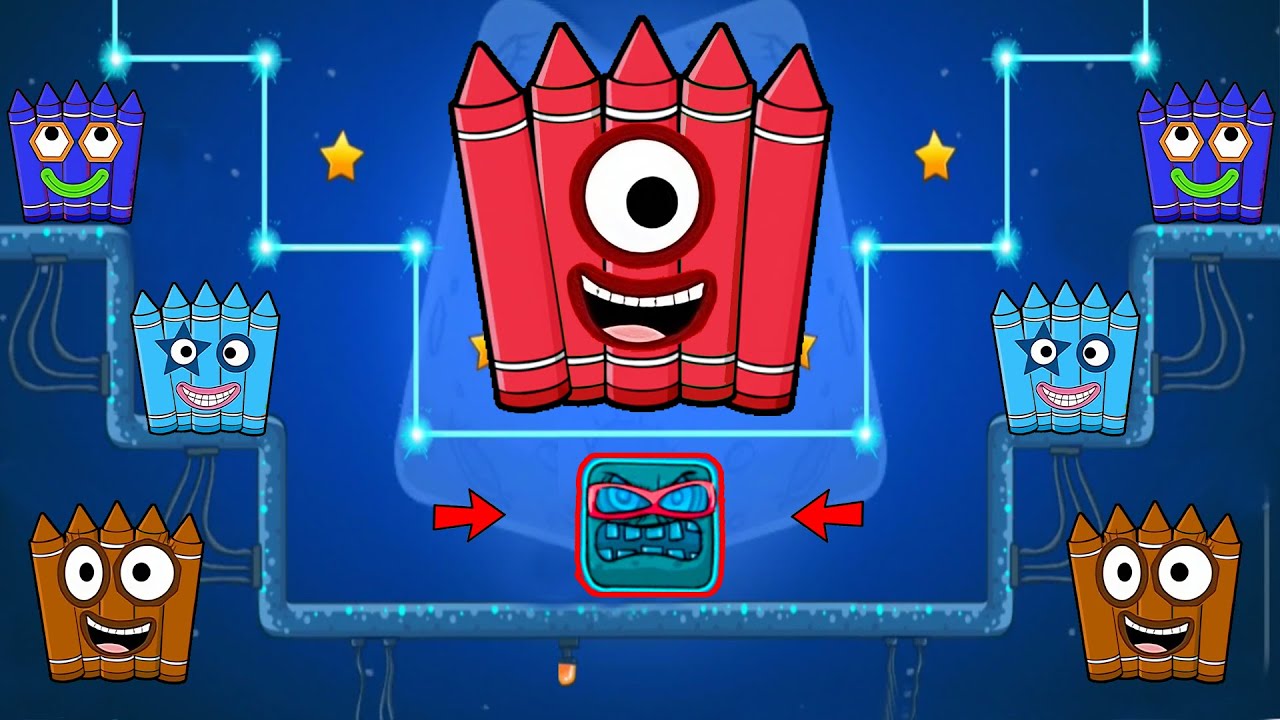 Red Ball 4 vs Crayon Ball All Level Mixup Part 9