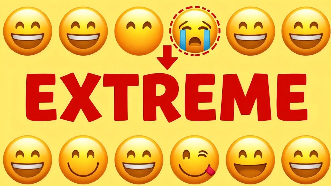 Emoji Game! Find The Odd One Out Challenge! Can You Beat It? 🧐