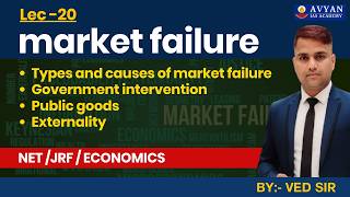 Market failure II Types and causes of market failure II Government intervention II #AvyanIAS