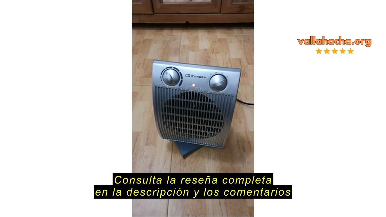 Reseña del Orbegozo FH 6035 - Calefactor, oscilante, 2 niveles de potencia, función ventilador, calo