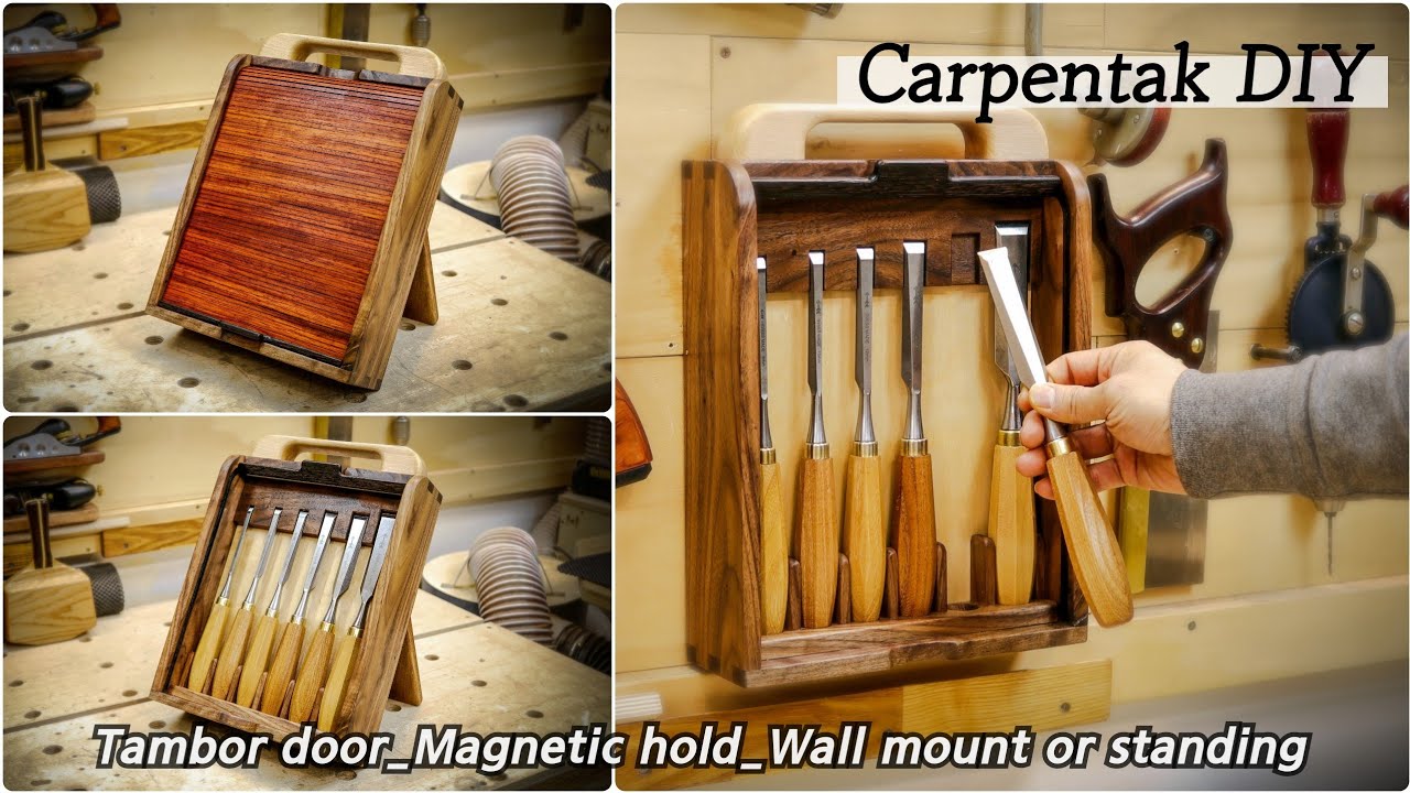 ⚡Modern Meets Traditional: Laser-Engraved Chisel Box with Hand Tools ...