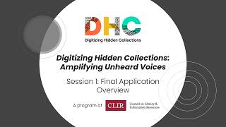 2026 DHC:AUV Applicant Support Series, Final Application Overview