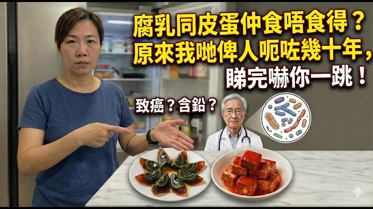 致癌？含鉛？腐乳同皮蛋仲食唔食得？原來我哋俾人呃咗幾十年，99%嘅人都唔知，睇完嚇你一跳！#街市買餸#廚房衛生#煮餸智慧#食得健康#新鮮食材#健康陷阱#食物真相揭秘 #廚房智慧 #食得健康
