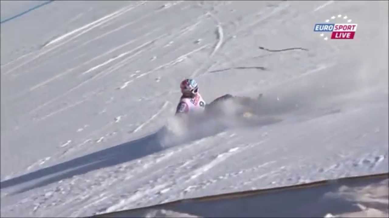Bode Miller Crash at WC Super-G in Vail/Beaver Creek 2015
