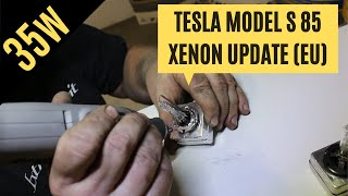 Installing 35W Xenons for Tesla Model S prefacelift (EU)