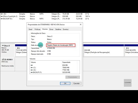 Vídeo: Como posso saber se meu cartão SD é MBR?