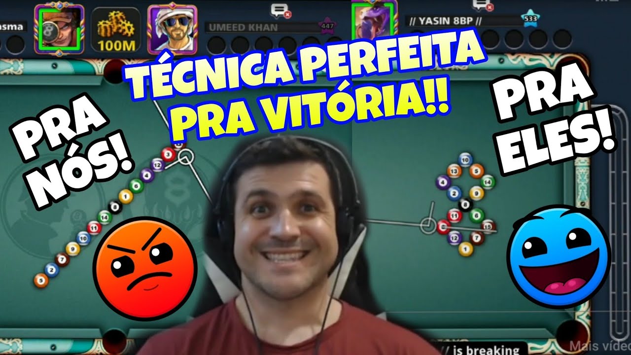 NUNCA DESISTA! Usando o MELHOR da Técnica pra VENCER uma Partida PERDIDA no 8 Ball Pool