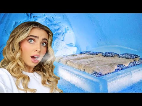 SLEEPING IN A HOTEL MADE OF ICE