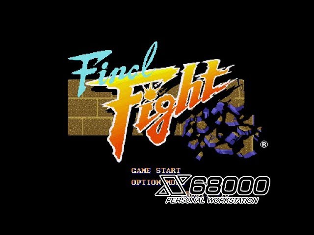ファイナルファイトx68000 Sharp X68000 Game: Final Fight (1992 Capcom) - YouTube