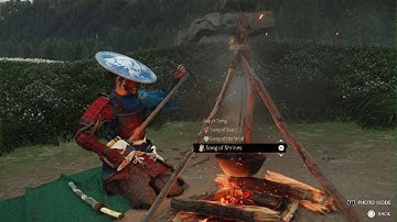 Ghost of Yōtei Play Shamisen - Song of Shrines