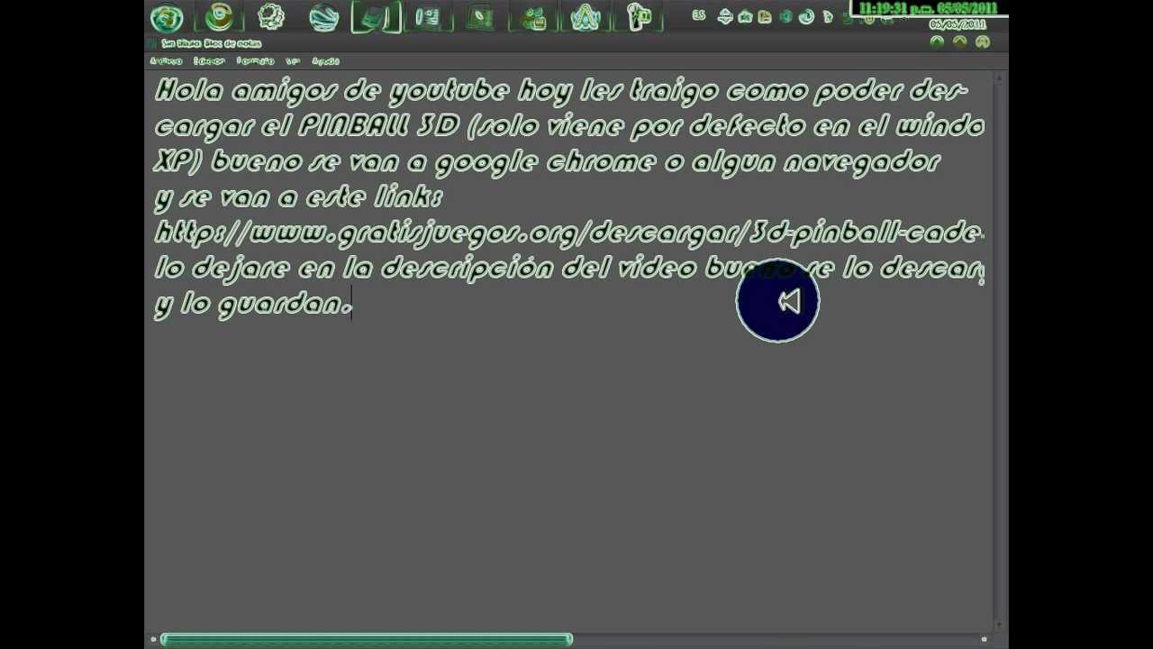 Descargar Pinball 3D cadete Spacial YouTube
