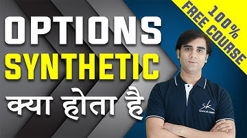 Synthetic Options क्या होता है | Synthetic Options In Hindi - Lesson 25