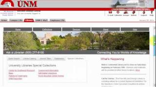 Customize Your myUNM Library Tab