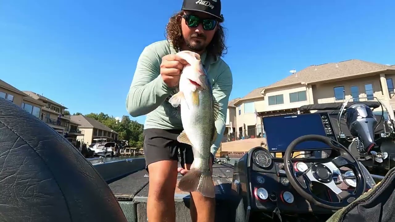 Fishing for monster bass using finesse tackle