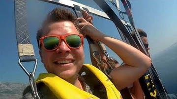 Parachute Cable Snaps during Parasailing Venture || ViralHog