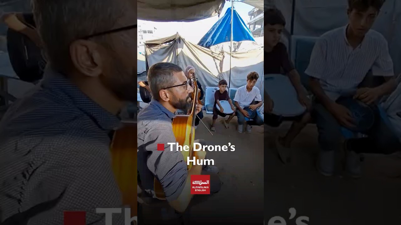 Gaza Music Teacher Turns Drone Sounds Into Songs of Hope