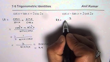 Trigonometric Identities with Double Angles Formula