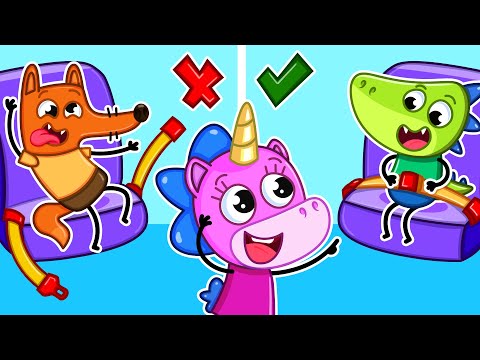 Vamos nos Prender, Bebê! | Regras de Segurança no Carro para Crianças 🚦🚗 | Pequenina Mimi🦄