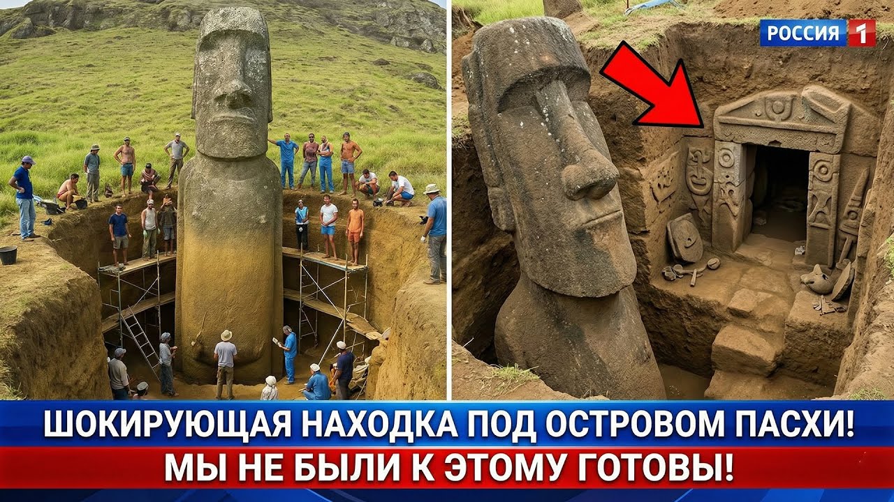 Что археологи нашли под Островом Пасхи? Открытие, которое взорвёт ваш мозг!