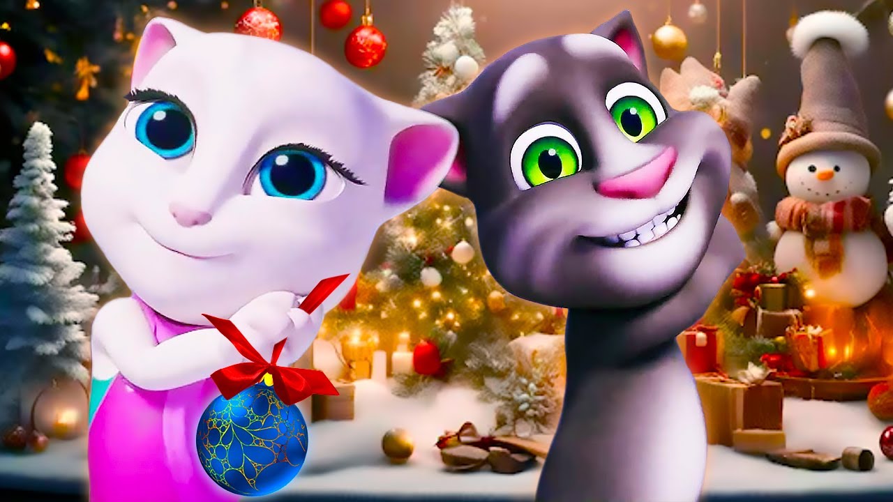Talking Tom 😀 Szczęśliwego Nowego Roku! 🎄 🎅  Noworoczne przygody 🍿 Super Toons TV - Bajki Po Polsku