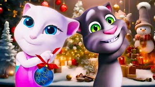 Talking Tom 😀 Szczęśliwego Nowego Roku! 🎄 🎅  Noworoczne przygody 🍿 Super Toons TV - Bajki Po Polsku