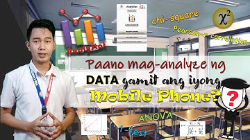 Part 5: Paired-sample t-test Analysis| Paano mag-analyze ng data gamit ang iyong mobile phone?