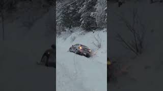 Jamie Davis Clears Frozen Mountain Wrecks #shorts