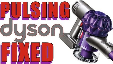 Dyson v6 v7 v8 v10 pulserend probleem OPGELOST
