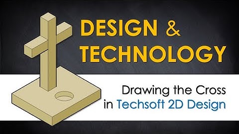 Drawing an Isometric Cross in Techsoft 2D Design