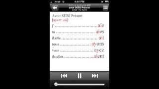 iPhone Audio: French Verbs screenshot 3