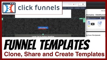 ClickFunnels 1.0 - How to Clone, Share and Create Templates