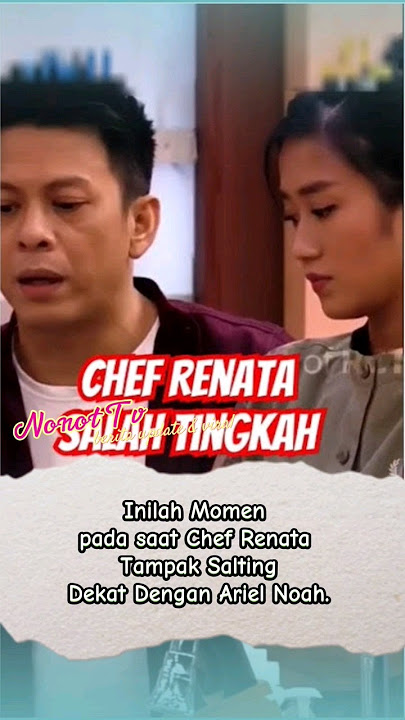 Here's the moment Chef Renata appeared to be getting really close to Ariel Noah. #viralnews #cele...