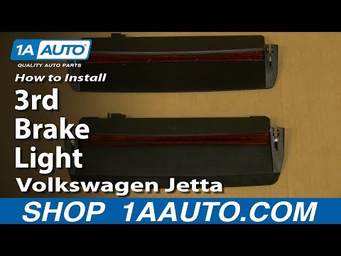 How to Replace High Mount Third Brake Light 05-10 Volkswagen Jetta