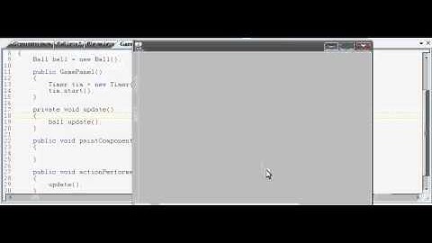 Java Game Tutorial - Pong 04-02: