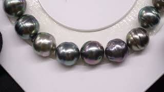 19pcs Multicolor 9mm - Tahitian Pearl Bracelet BR1247