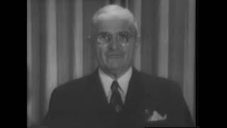 President Truman Reports on Korea
