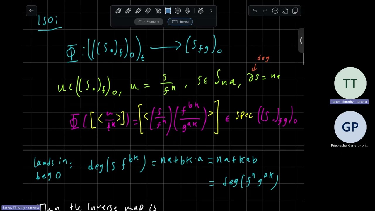 A Crucial Isomorphism, Properties of Quasicompactness - Vakil (Guided Reading in Algebraic Geometry)