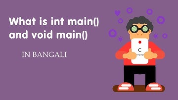 what is int main() and void main() in bengali