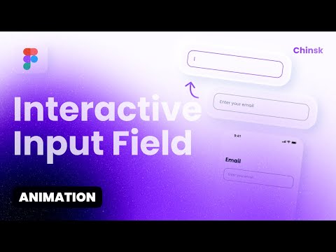 Interactive Input Field Animation with Blinking Cursor in Figma for Mobile App - Figma Tutorial 2025
