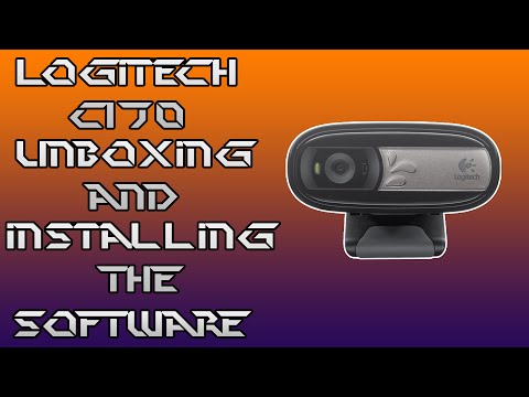 Logitech C170 - Unboxing and Installing the Software