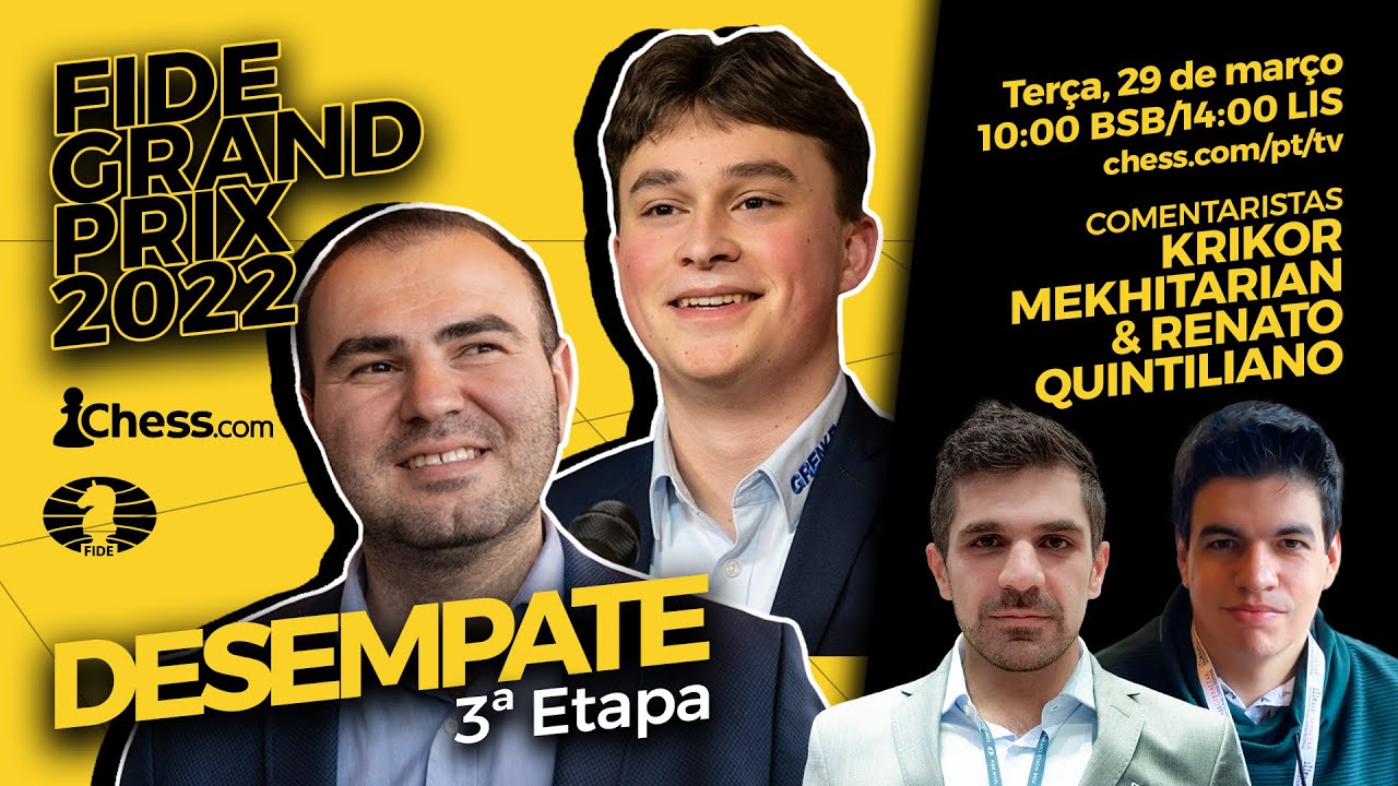 FIDE Grand Prix Berlim - FINAL - Partida 1 (3ª Etapa) / Comentários: GM  Krikor & GM Supi 