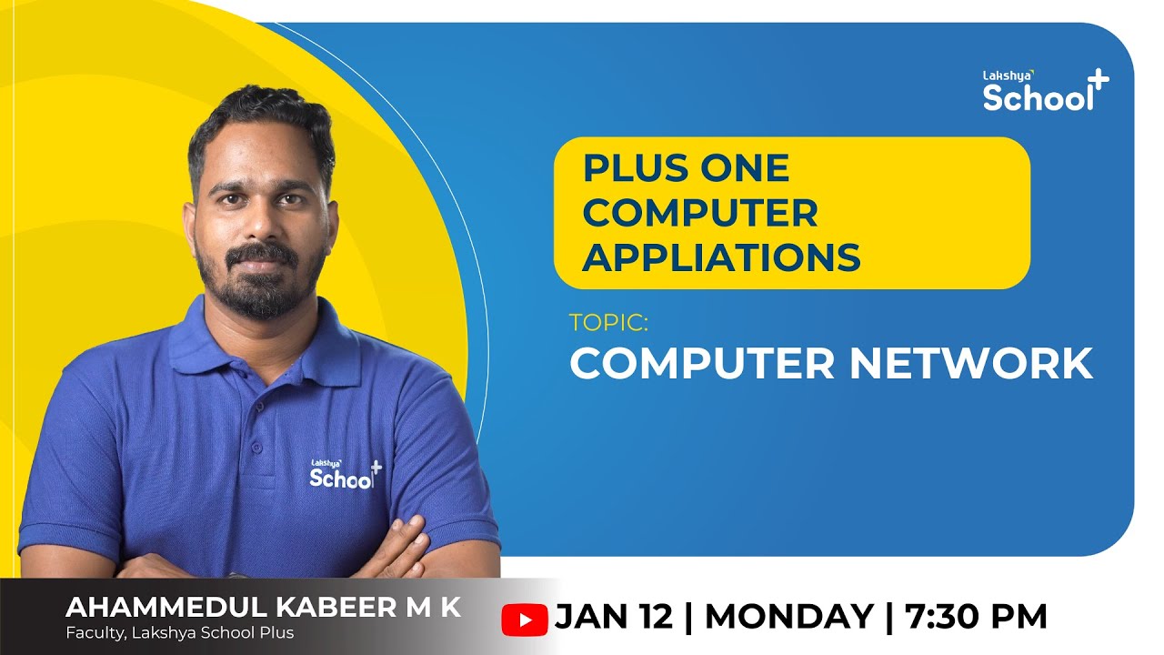 +1  Computer Application | COMPUTER NETWORK |